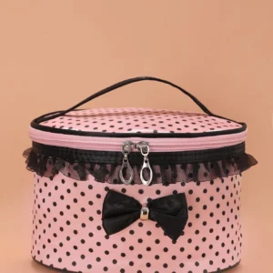 1 pc Sac maquillage pois rond