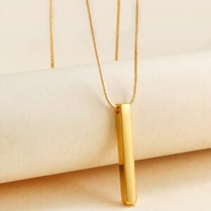 Collier Breloque Géométrique