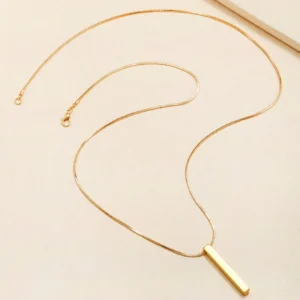 Collier Breloque Géométrique