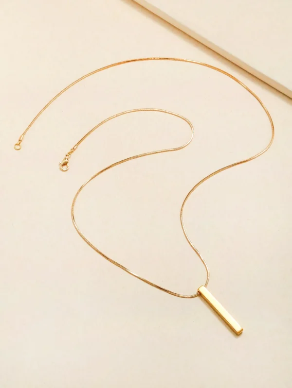 Collier Breloque Géométrique – Image 2