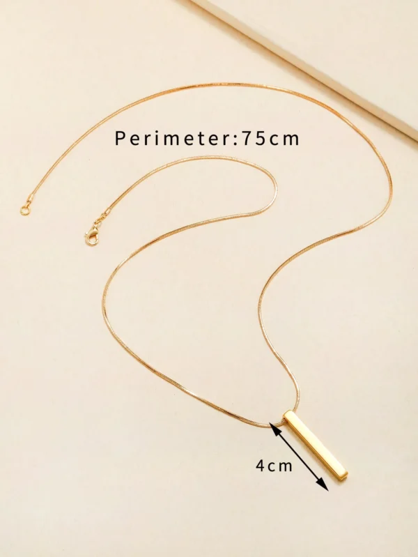 Collier Breloque Géométrique – Image 3