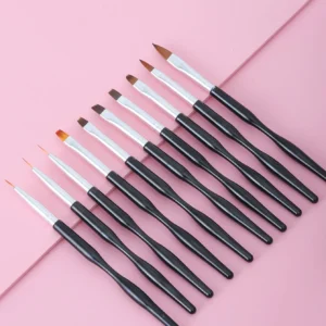 10 pcs pinceaux nail art