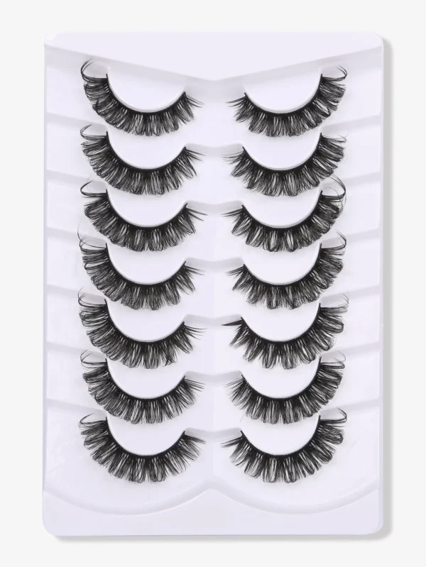 7 paires faux cils