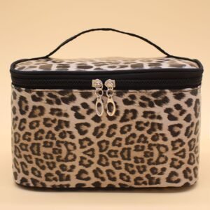 1 pcs trousse maquillage léopard