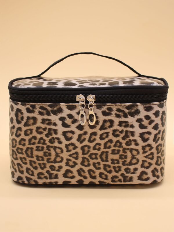 1 pcs trousse maquillage léopard