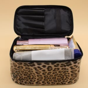 1 pcs trousse maquillage léopard