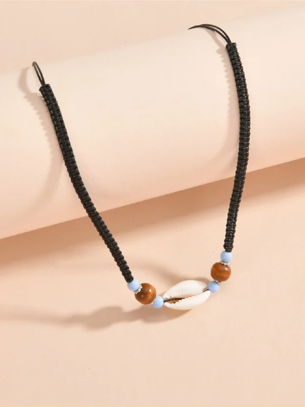 Collier Détail Coquille Fin – Image 3
