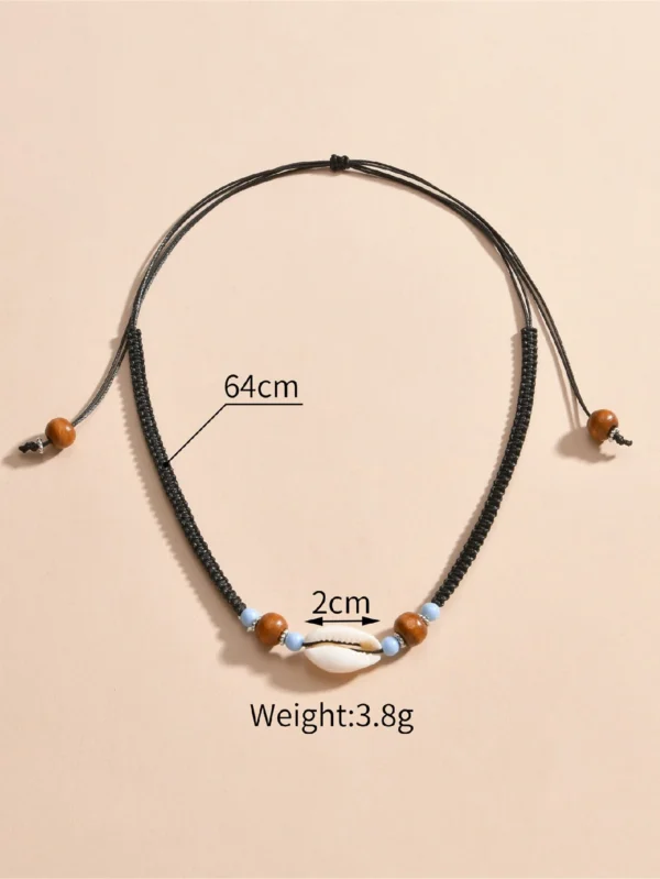 Collier Détail Coquille Fin – Image 4