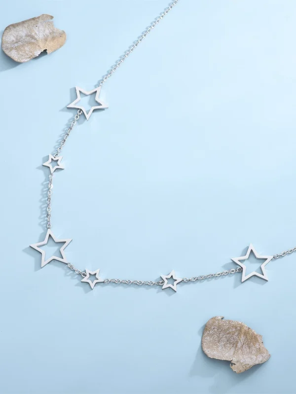 Collier Détail Étoile Fin – Image 2
