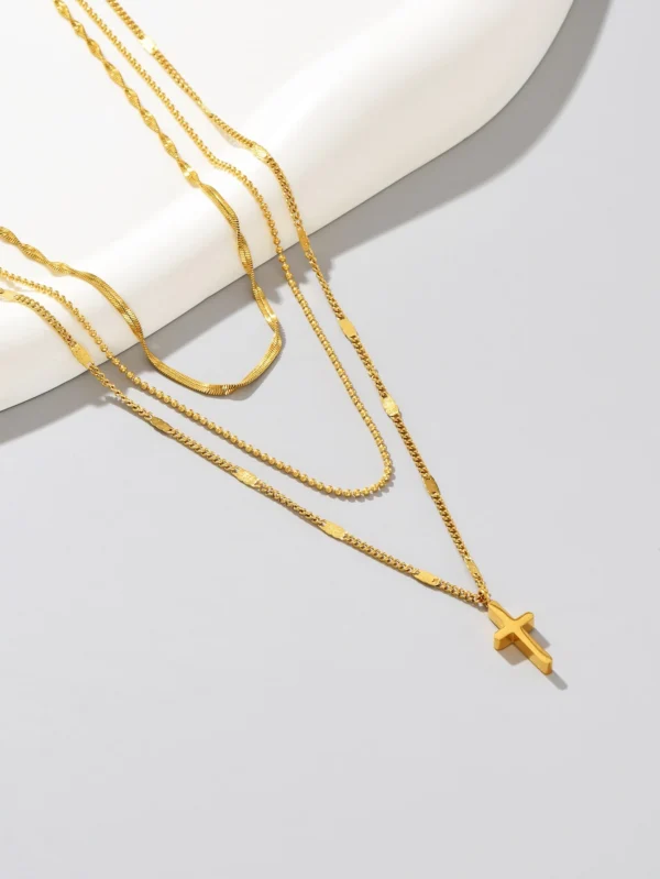 Collier Croix Vacances Femme – Image 3