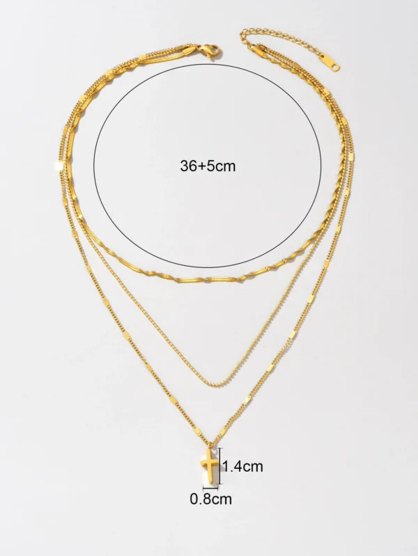 Collier Croix Vacances Femme – Image 4
