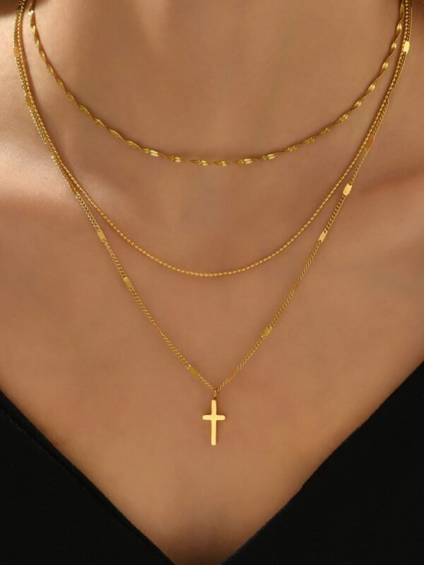 Collier Croix Vacances Femme – Image 5