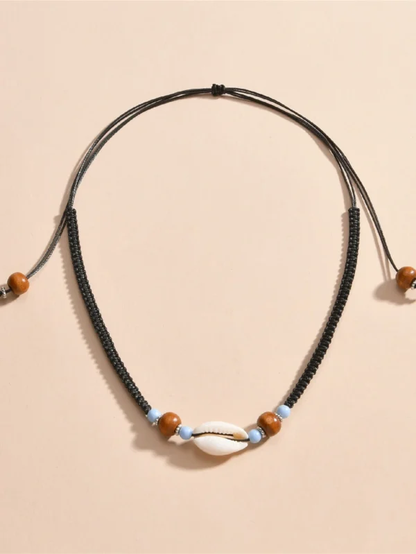 Collier Détail Coquille Fin – Image 2