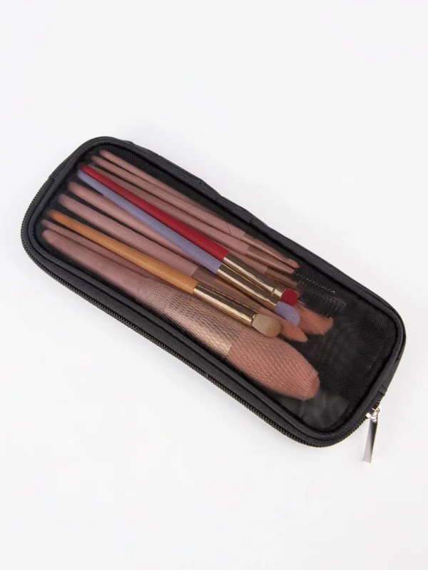 1 pc trousse tulle noire – Image 5