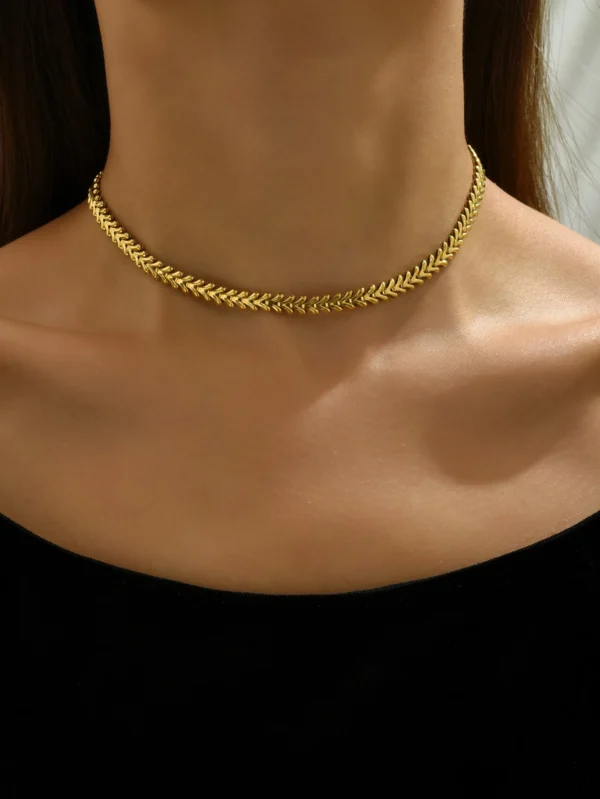 Collier Germe Haricot Vintage – Image 4