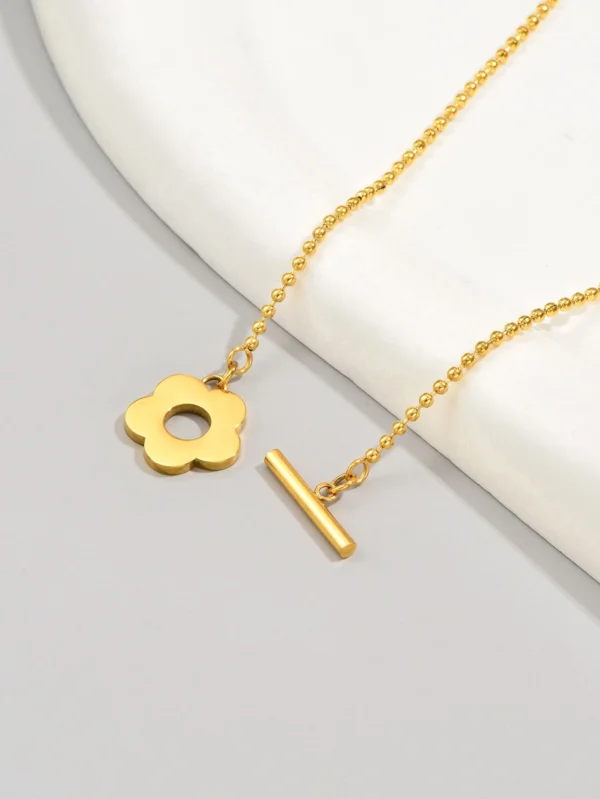 Collier Fleur Dée Simple – Image 5
