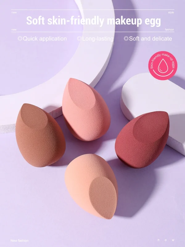 Éponges crème et poudre 4 pcs – Image 6