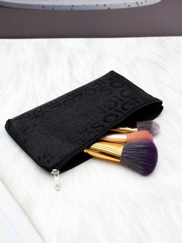 Sac maquillage minimaliste lettres – Image 2