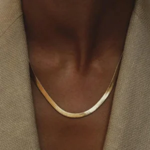 Collier Chevron Acier Inox