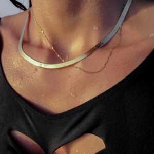 Collier Chevron Acier Inox