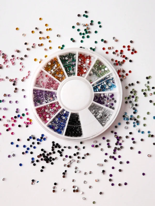 Boîte Strass couleurs mixtes