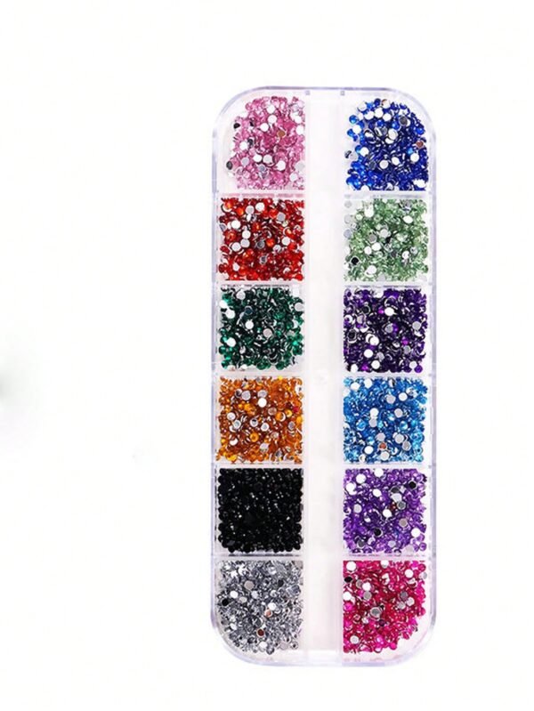 12 pcs Grilles strass colorés – Image 4