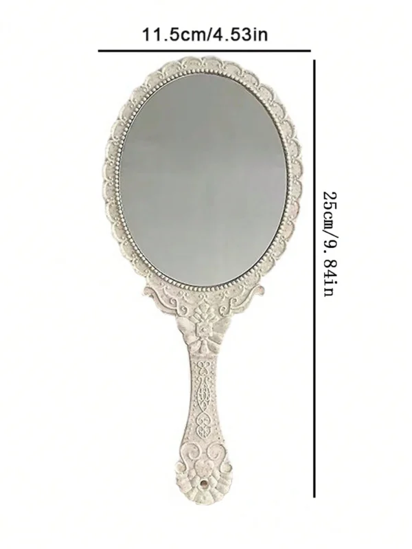 Miroir main rétro cœur déco – Image 5