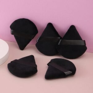 5 pcs Houppettes poudre triangulaires