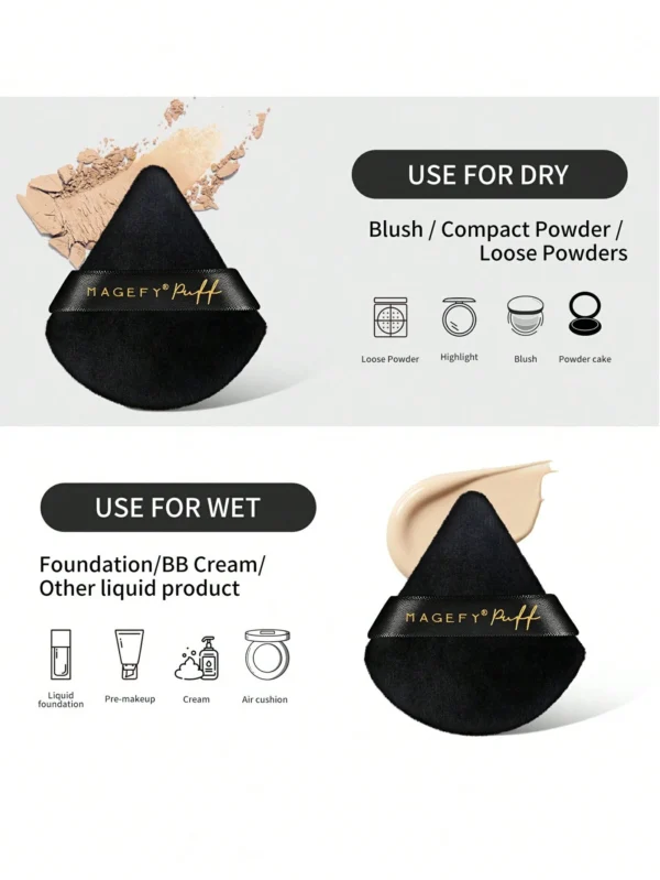 2 pcs houppettes triangle MAGEFY – Image 5