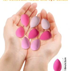 8 pcs mini éponges poudre