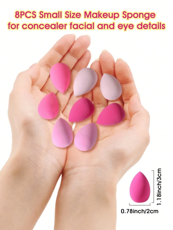 8 pcs mini éponges poudre – Image 2
