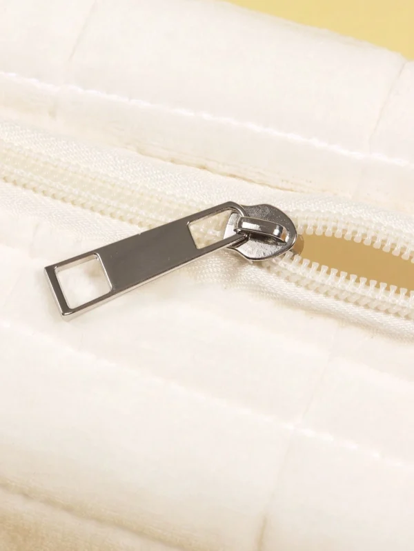 1 pc Sac matelassé carreaux blancs – Image 3