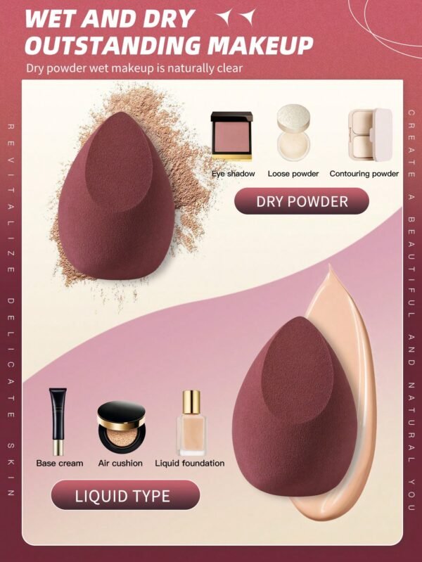 Éponges maquillage 4 pcs – Image 3