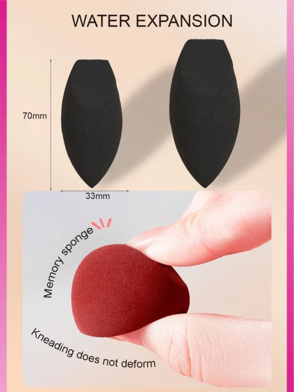 3 pcs Éponges maquillage ovales – Image 4