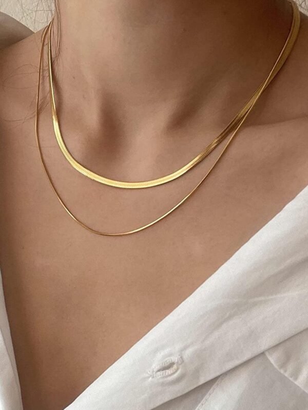Set 2 Colliers Minimalistes