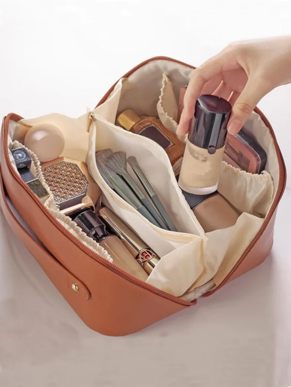 Sac cosmétique multicouche premium – Image 2