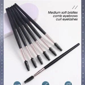 7 pcs bâtons mascara noir réutilisables