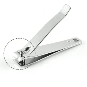 1 pc coupe-cuticule inox argent