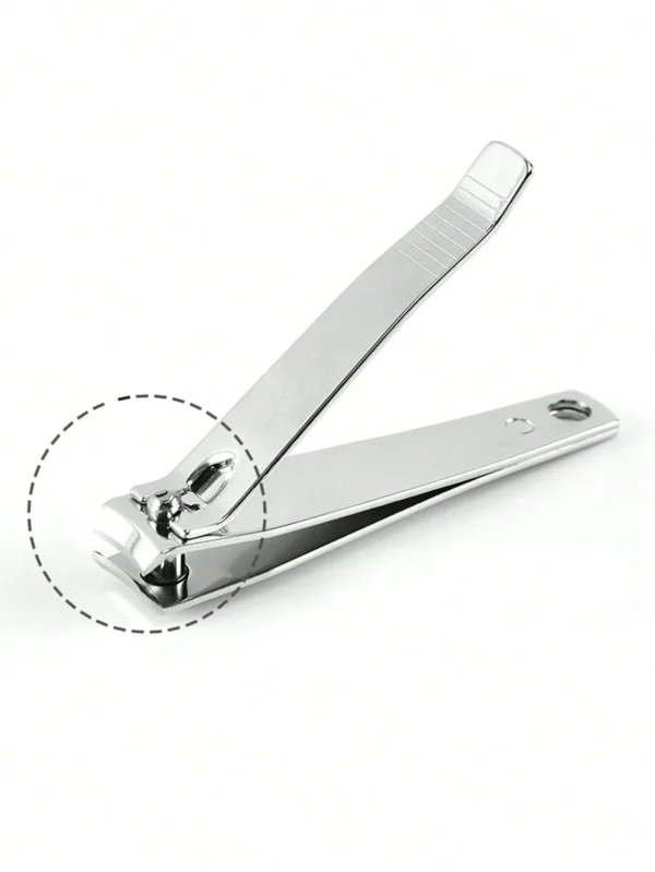 1 pc coupe-cuticule inox argent – Image 2