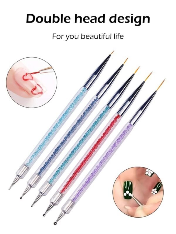 5 pcs stylos double embout
