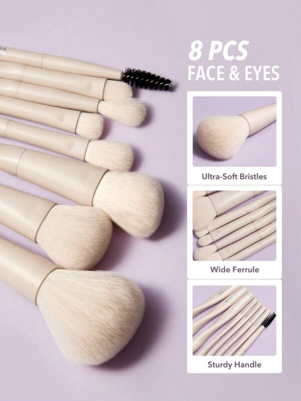 8 pcs pinceaux SHEGLAM pro – Image 6