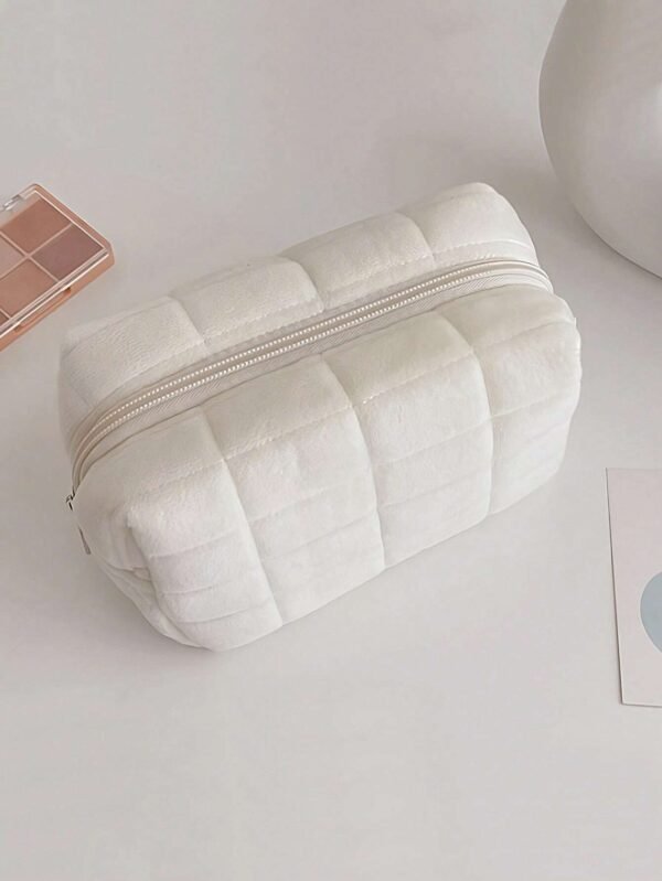 1 pc Sac matelassé carreaux blancs