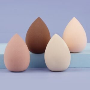Éponges goutte d’eau couleur 4 pcs