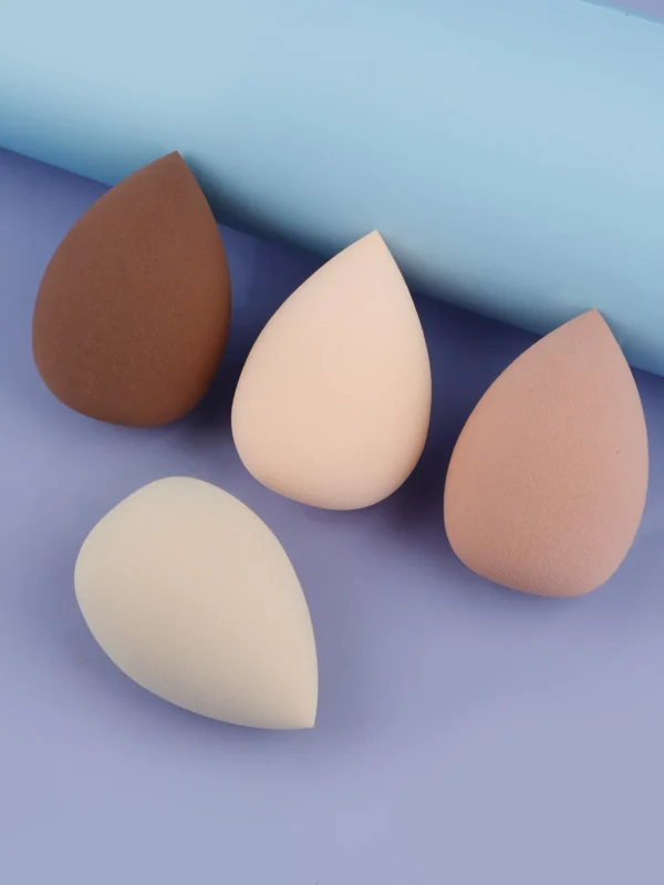 Éponges goutte d’eau couleur 4 pcs – Image 2