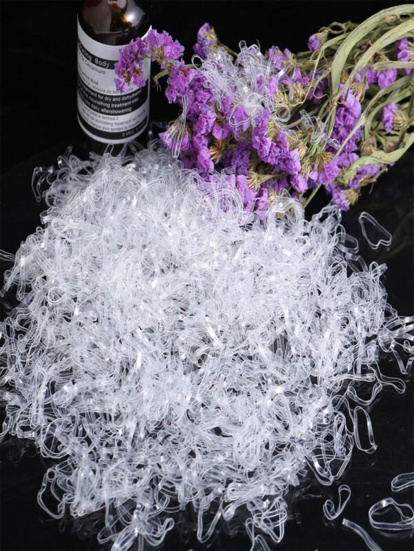 1000 pcs élastiques cheveux – Image 3