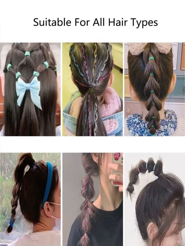 1000 pcs élastiques cheveux – Image 5