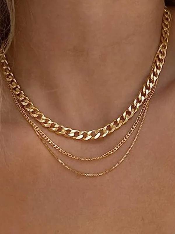 3 Colliers Zigzag Dé