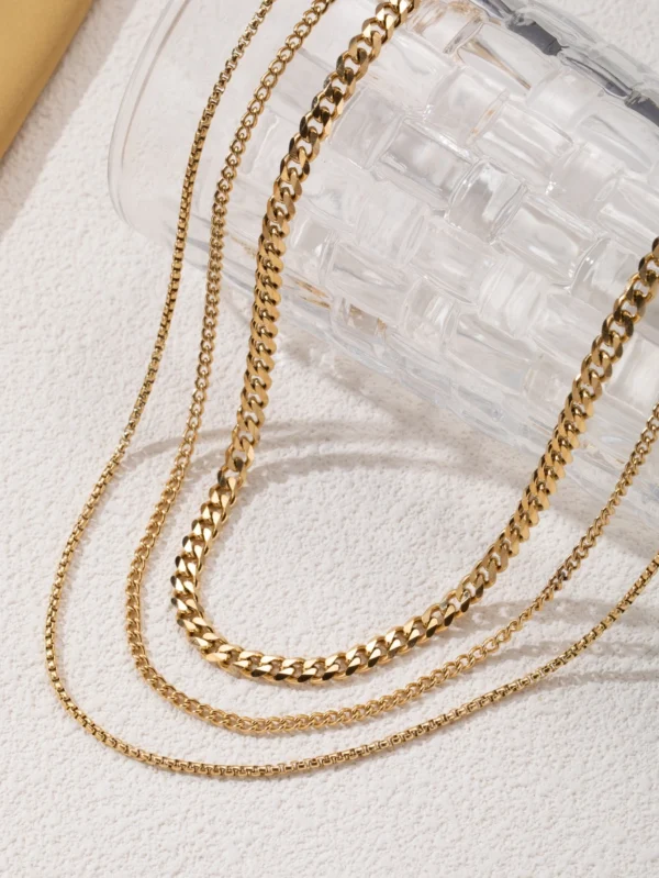 3 Colliers Zigzag Dé – Image 3