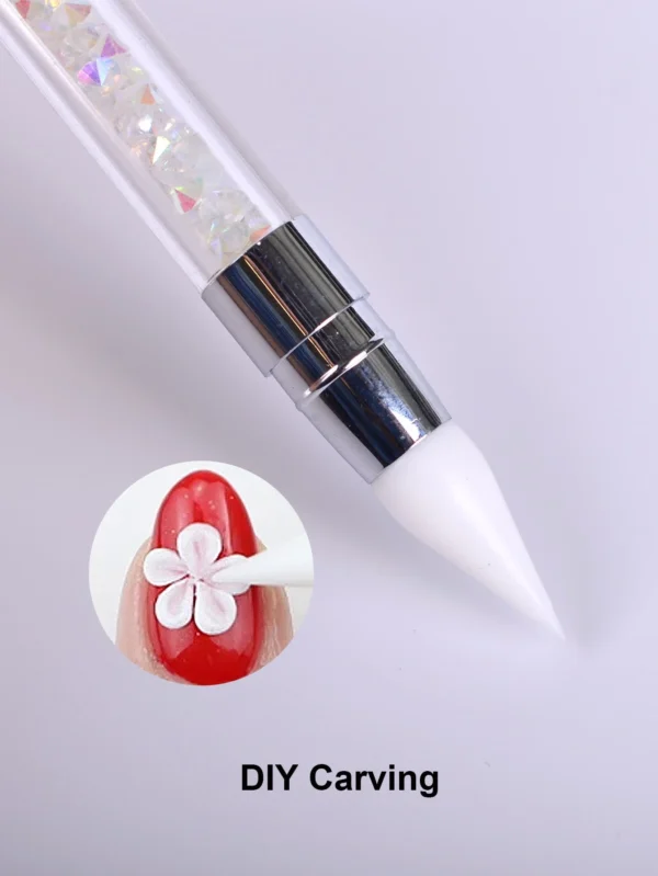 1 pc stylo silicone double – Image 2