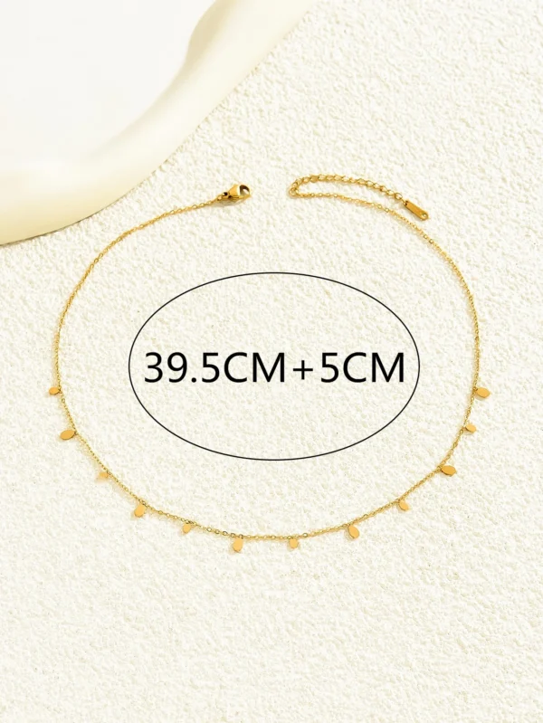 Collier Larme Mode Minimaliste – Image 4